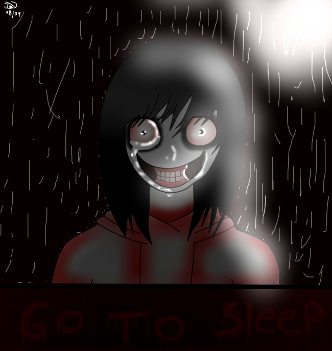 Jeff The Killer Don't mind the rain by 0ktavian on DeviantArt