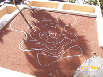 Sand Art: Mickey Mouse