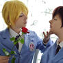 Tamaki and Haruhi - A rose