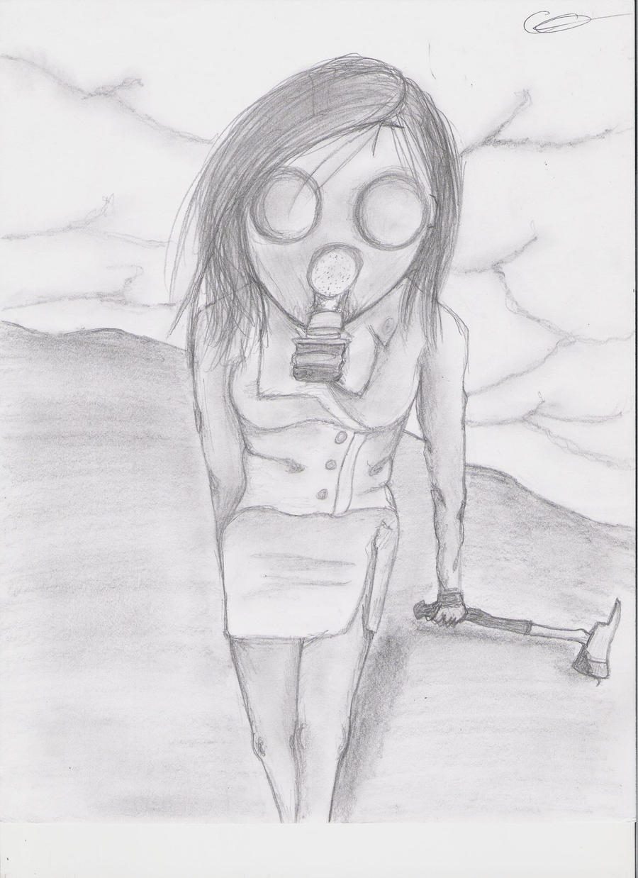 Gas mask girl gonna kill you?