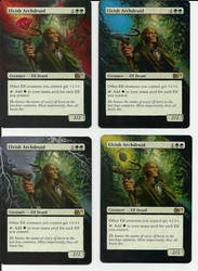 Elemental Full Altered Art Elvish Archdruids