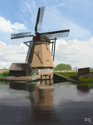 Dutch Windmill Study