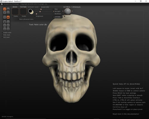 Sculptris Skull 2