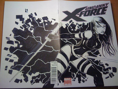 Psylocke sketch cover