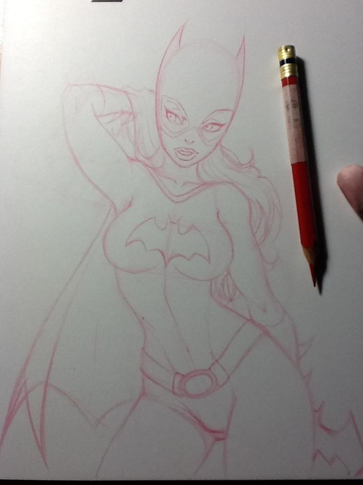 Batgirl blank cover WIP