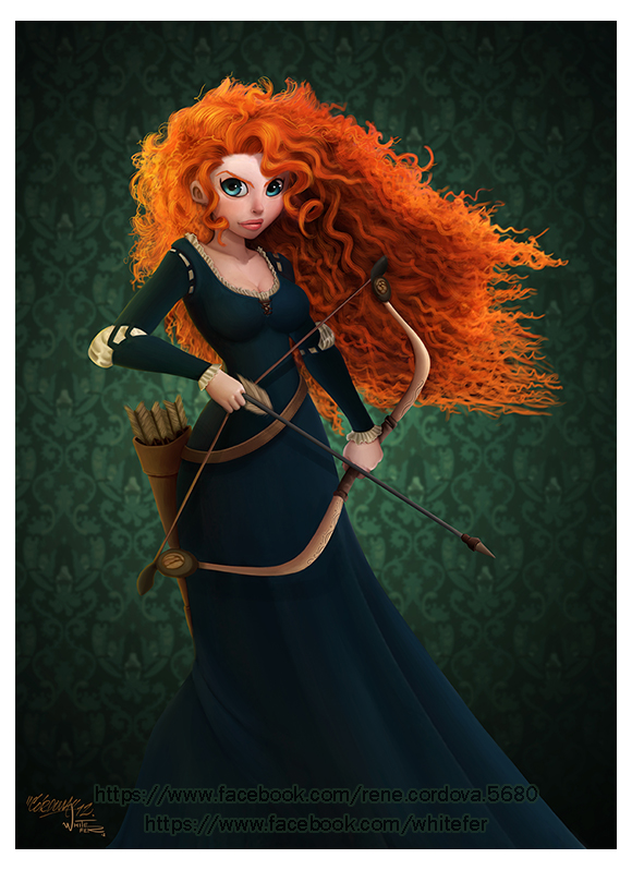 BRAVE Merida Print by renecordova on DeviantArt