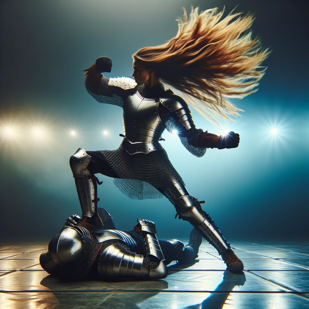She became the final victor! by MixedWrestlingAI on DeviantArt