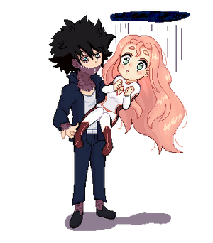 C: Misaki and Dabi by kashiyuki