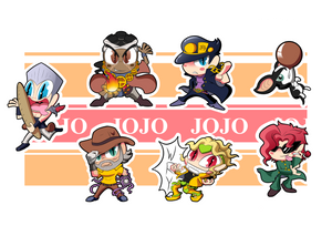 Jojo Part 3 Chibis - Sheet 1 by BLARGEN69 Jojo Part 3 Chibis - Sheet 1 by BLARGEN69