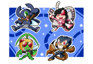 Freedom Flyers Chibis by BLARGEN69