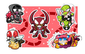 Freedom Flyers Antags Chibis by BLARGEN69 Freedom Flyers Antags Chibis by BLARGEN69