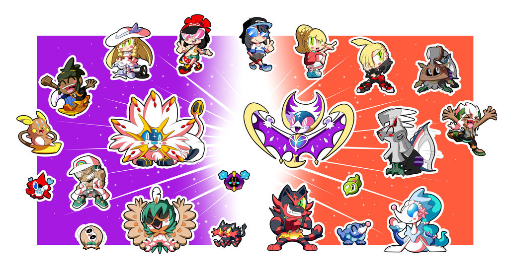 Pokemon Alola Sticker Set! (1 of 3) by BLARGEN69