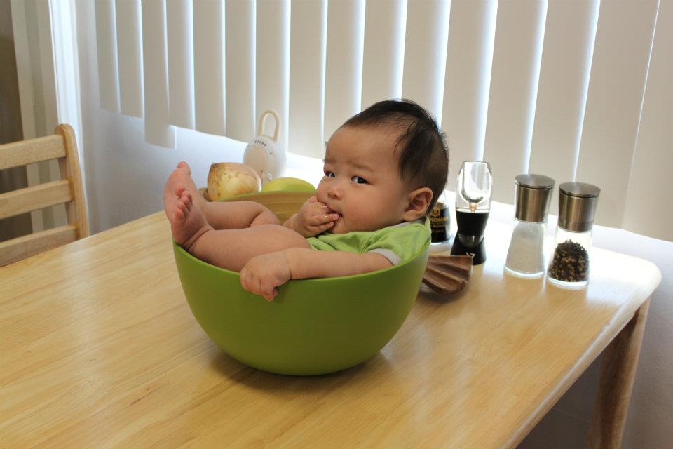 Lil' Pea Wyatt in a Bowl