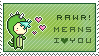 STAMP: I RAWR You by zungzwang