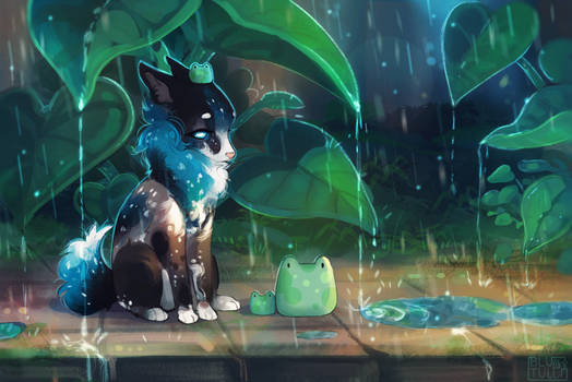  Spring rain [finished YCH]