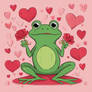 A Frog-themed Valentine