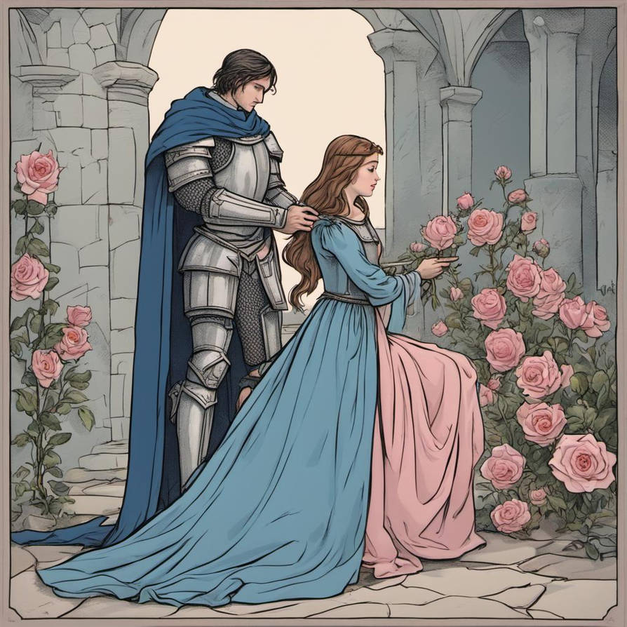 A Princess and Her Knight: DreamUp Creation by TheMysteriousPoet on ...