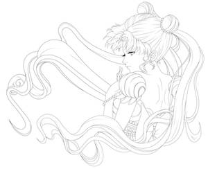 Princess Serenity Lineart