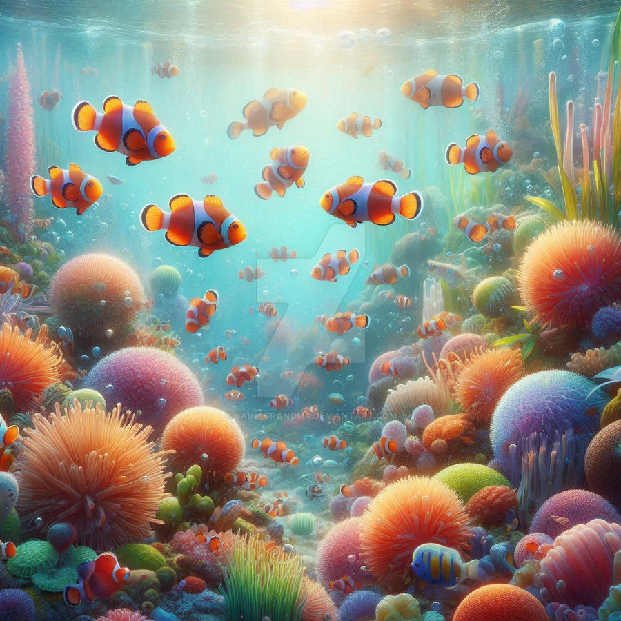 Nemo Style Nemo fish under water aquarium (45) by SaintGrandma on DeviantArt