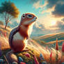 Gopher in the wind on sunny day (20)