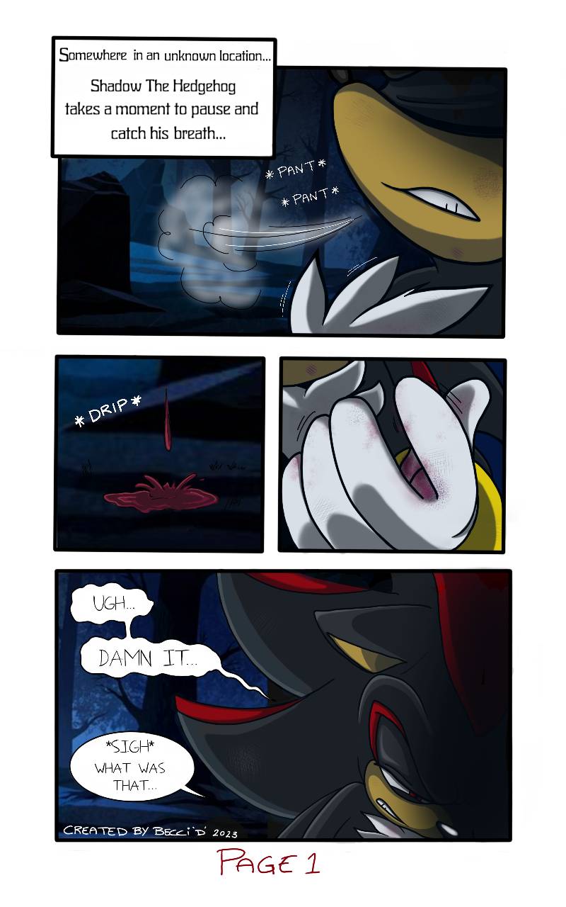Shadow Comic (Book 1, page 1) by Mysterious-D on DeviantArt