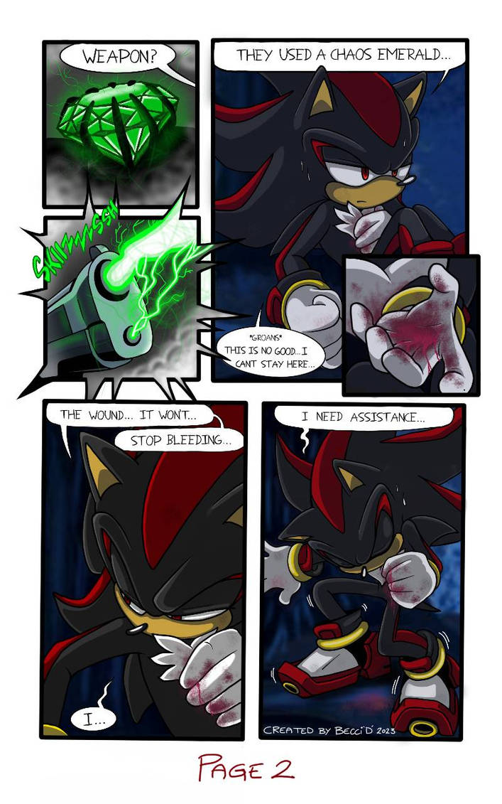 Shadow Comic ( book 1, page 2) by Mysterious-D on DeviantArt