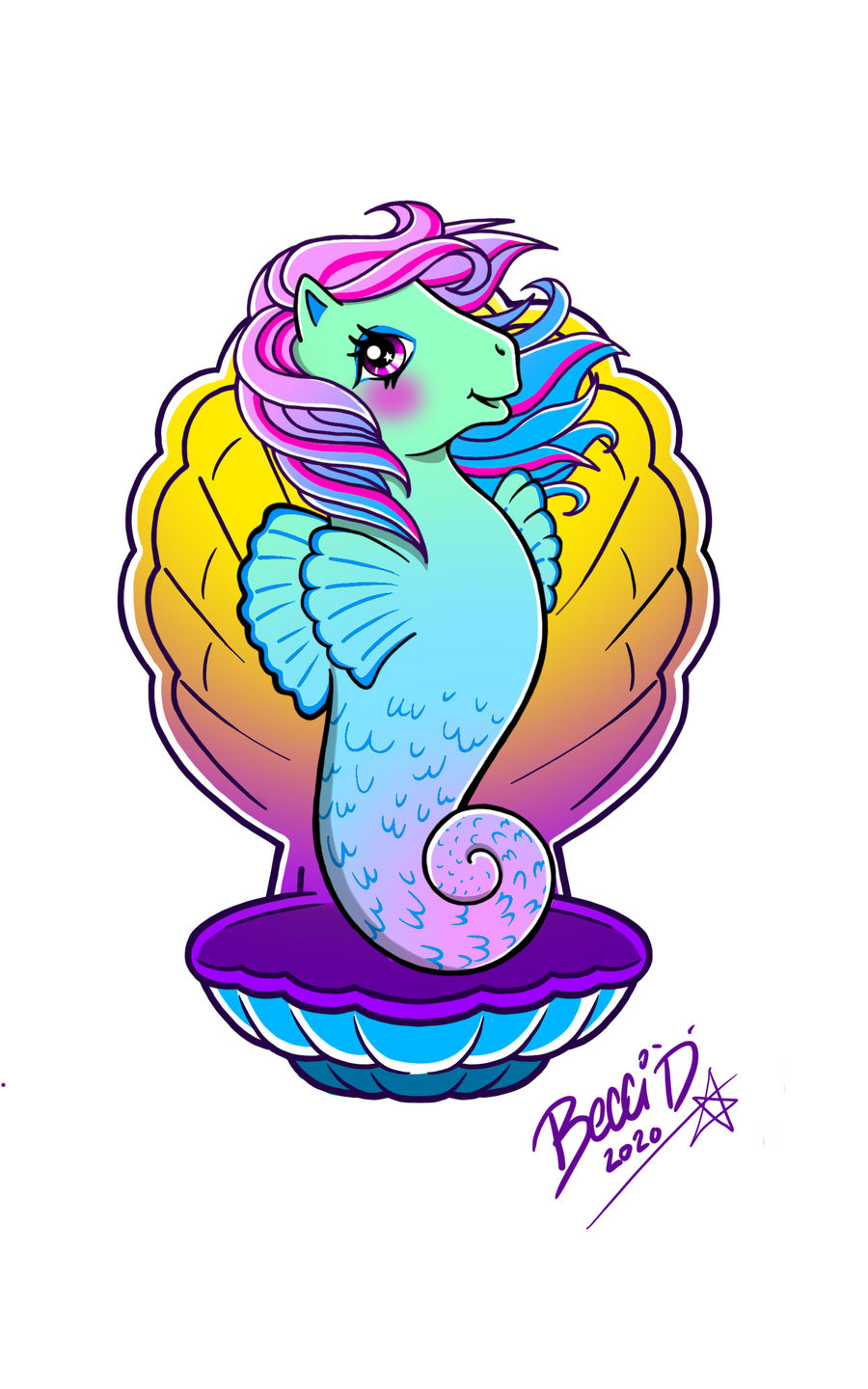 Sea pony by MysteriousD on DeviantArt