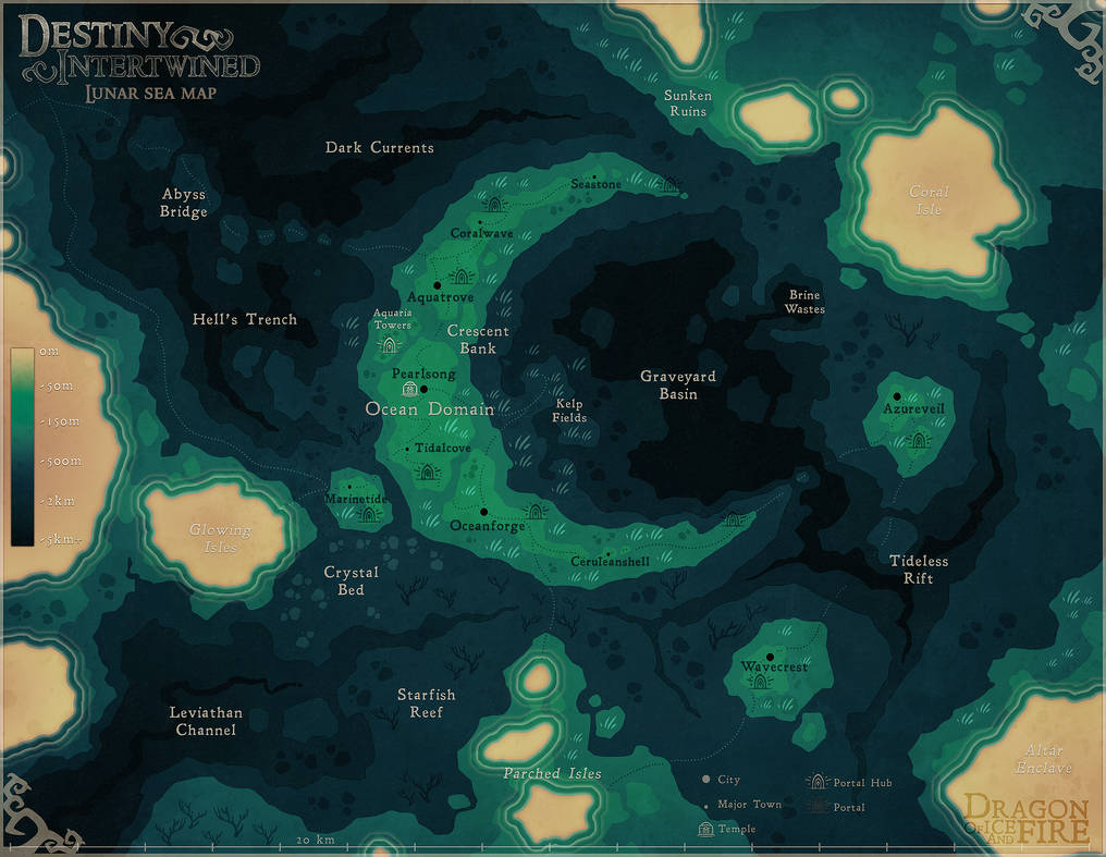 Destiny Intertwined | Lunar Sea Map by DragonOfIceAndFire on DeviantArt