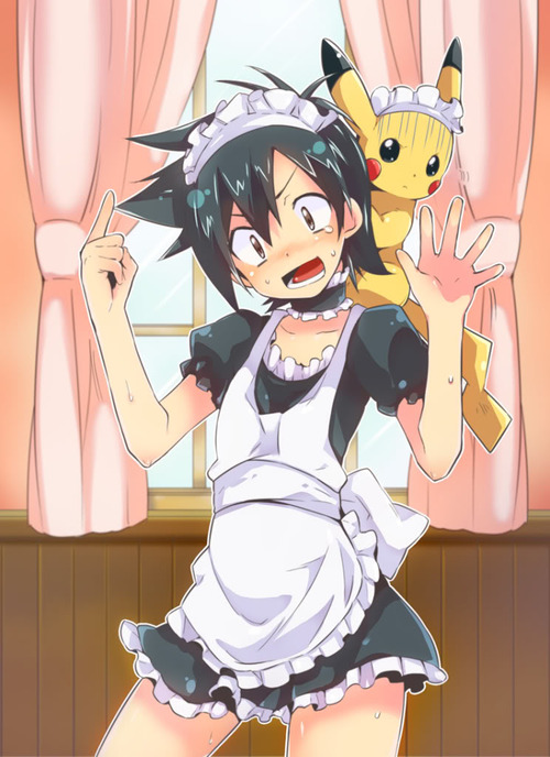 Ash as a Maid