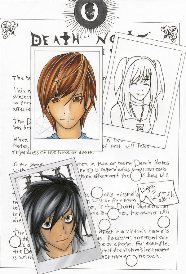 Deviantart Re Note Death Note by Guardian-of-Heroes on DeviantArt