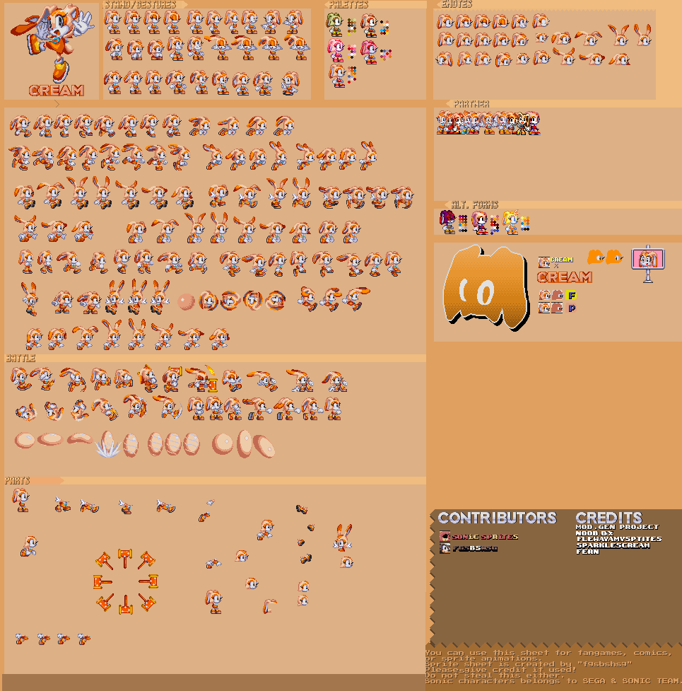 My style modgen cream sprite COMPLETED by fgsbshsg on DeviantArt