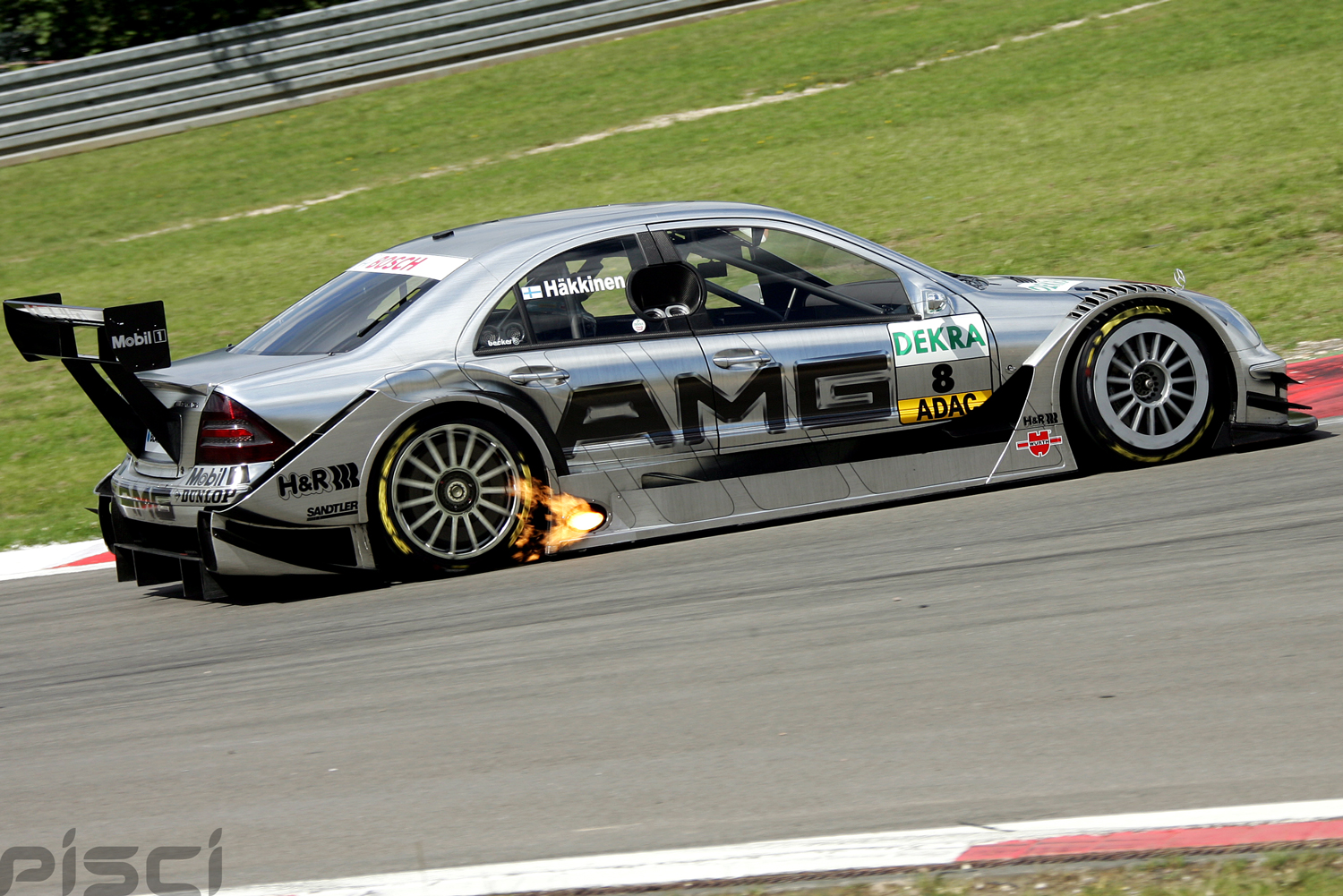 Mercedes C-class AMG DTM flame