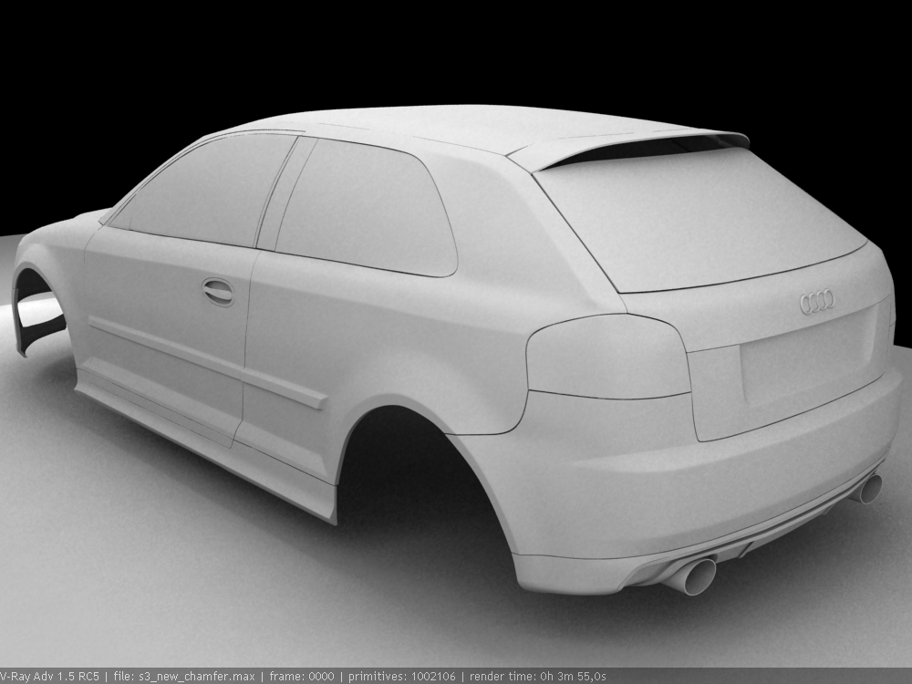 Audi S3 WIP4 Clay