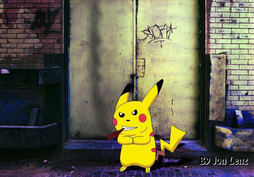 Pikachu, a Bouncer