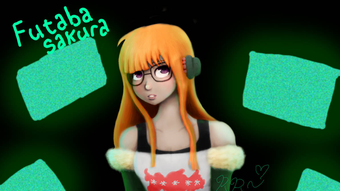 Funbata Image Futaba (Persona 5 Fan Art) by RayeRayeArt on DeviantArt