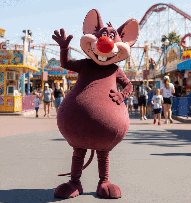 Fat Rapping Mouse Fat Mouse Mascot costume Gif by FattyImpy on DeviantArt