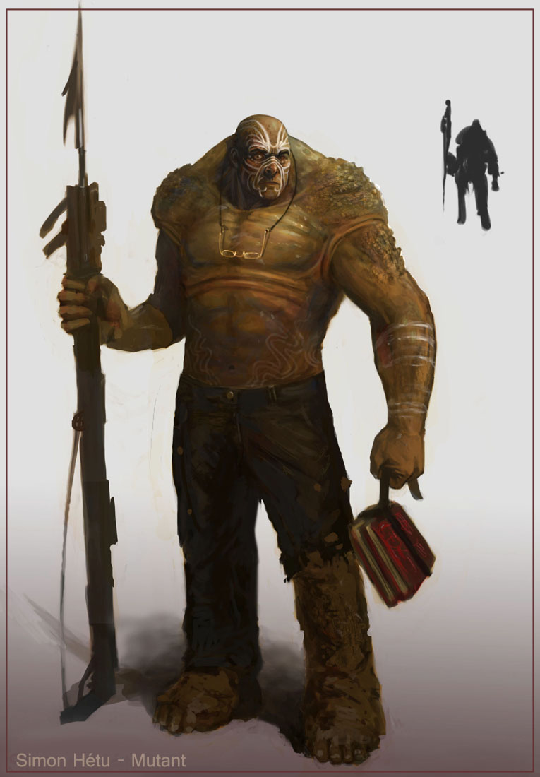 Character concept: Wise Mutant by SimonHetu on DeviantArt