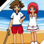 Sora and Kairi 5 years old