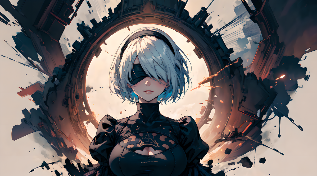 Angry 2b 2b by lXlBaNNeR on DeviantArt