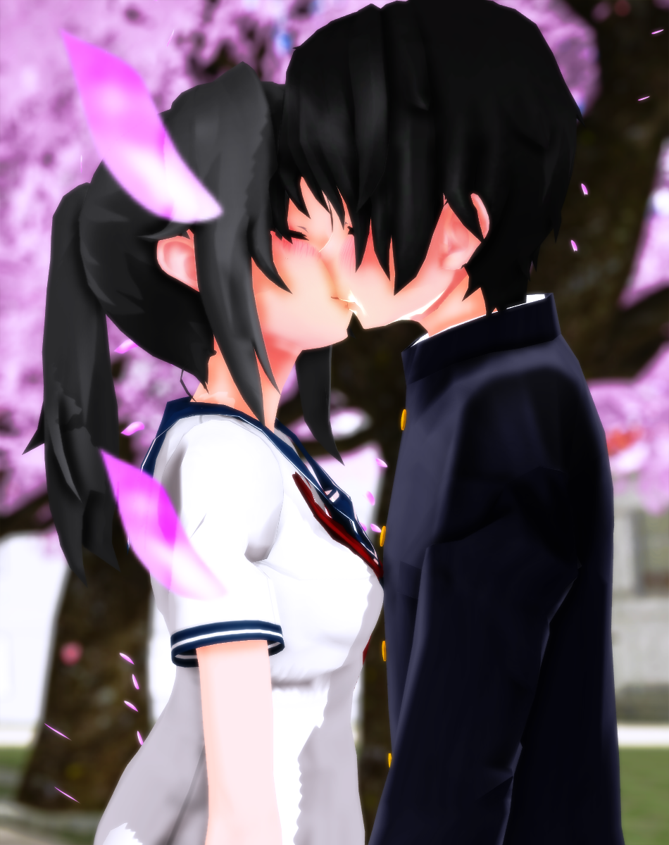 Anime Kiss by simloo on DeviantArt