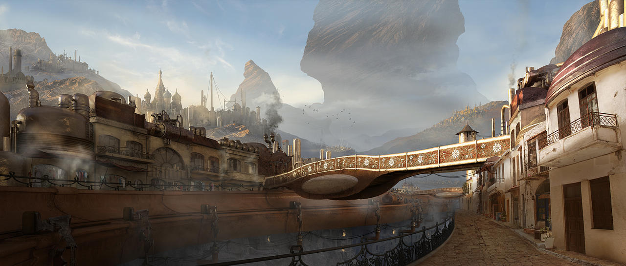 Kreola - CG Talk matte painting challenge entry