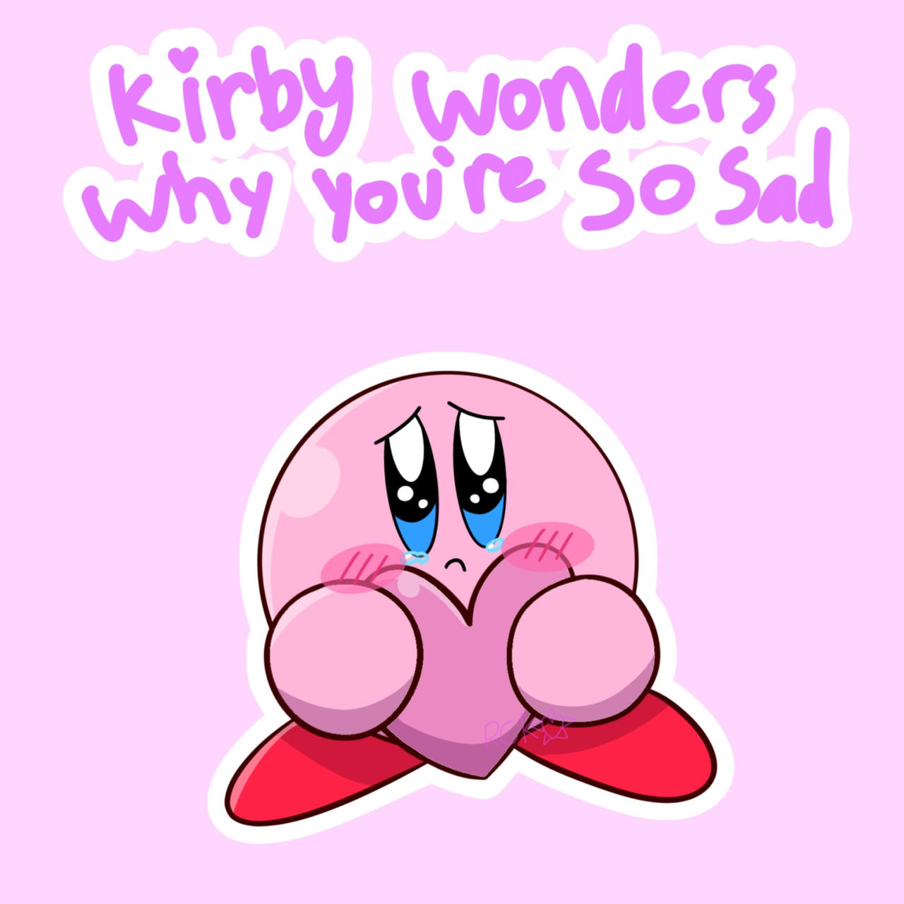 Kirby Is Sad By RCKtheartist On DeviantArt kirby-is-sad-by-rcktheartist-on-deviantart