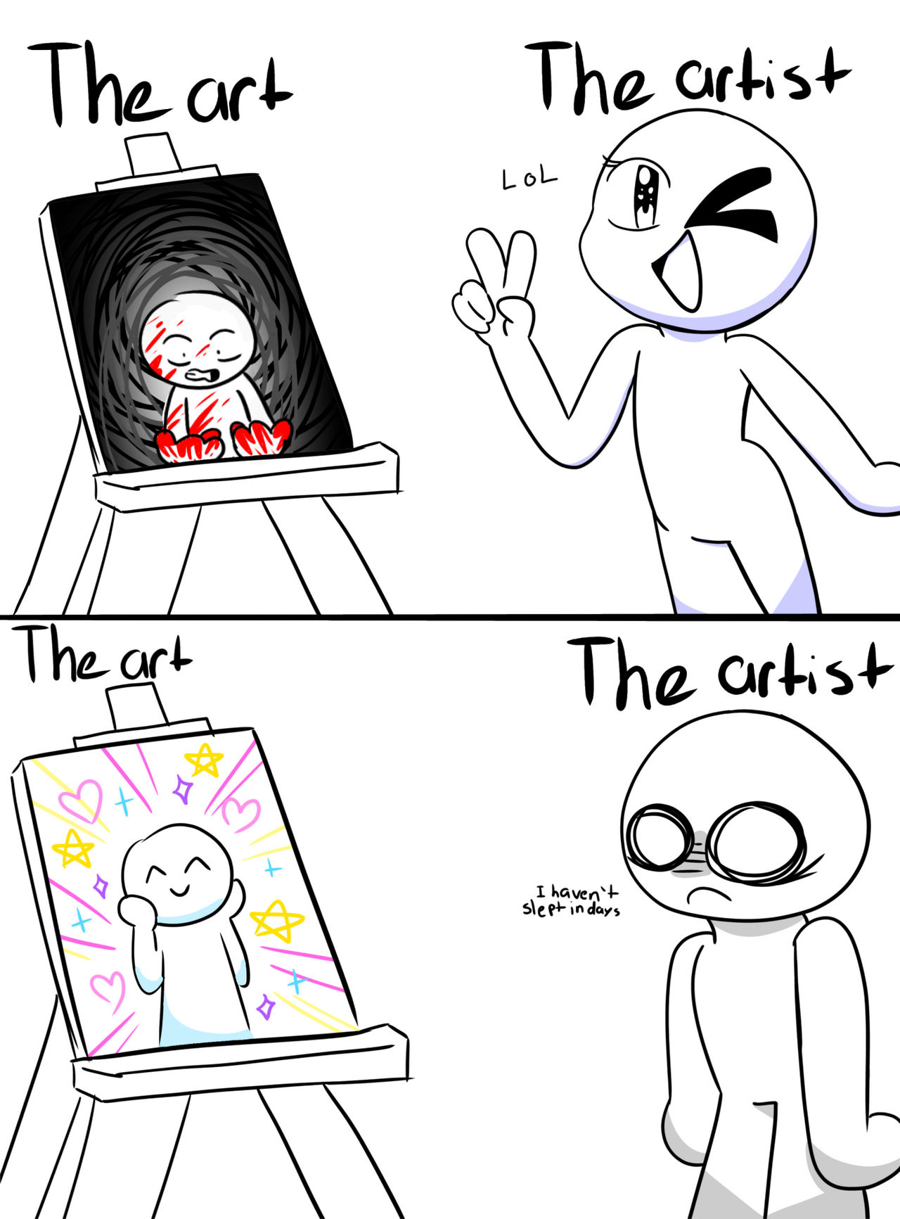 !GORE! The art vs the artist by RCKtheartist on DeviantArt