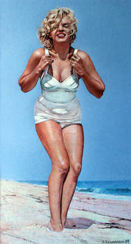 Marilyn on the beach