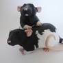 Hooded Fancy Rat Sculpture