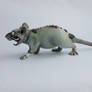 Large Zombie Rat Sculpture Finished Angle 2