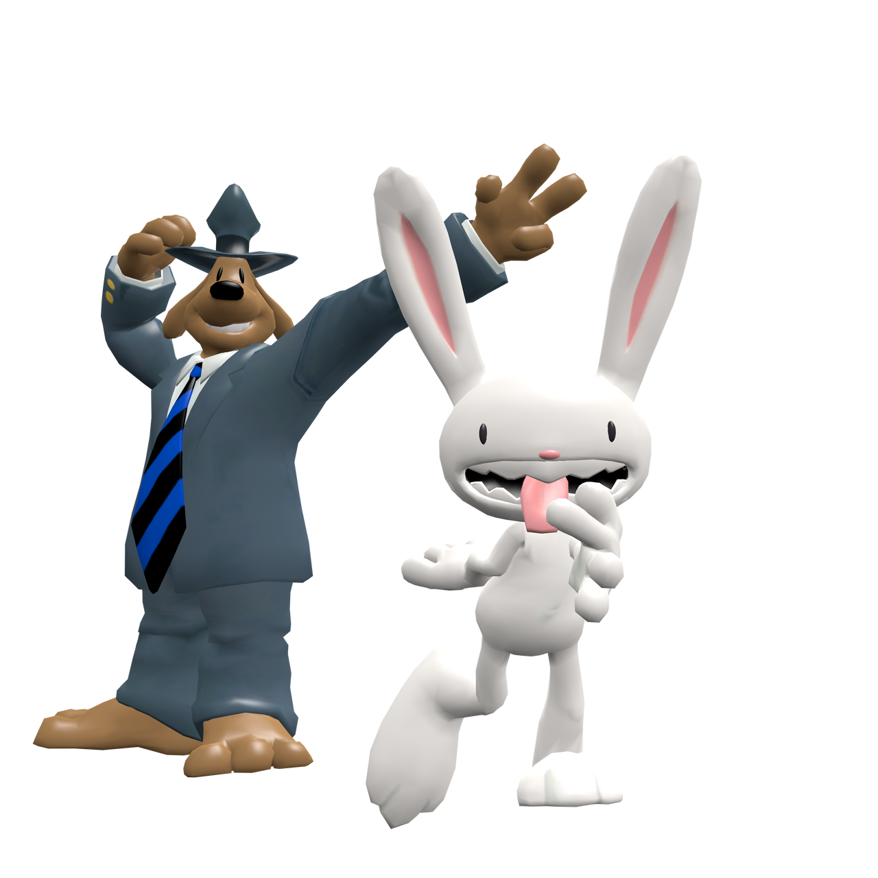 Sam And Max Render by PimboDA on DeviantArt