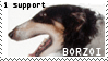 borzoi stamp by swift-whippet