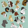 dog icons - HOUND GROUP