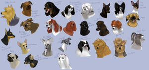 dog icons - TOY GROUP